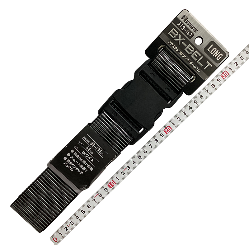 ＢＩＧＭＡＮＬＴＤ（イトー）<br>ＢＸーＢＥＬＴ　プラスチック製ワンタッチバックル ロング<br>ATS-147